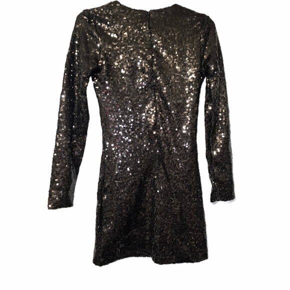 Tipsy Elves Women's Black Sequin Dress - Small - NWT - Picture 4 of 10